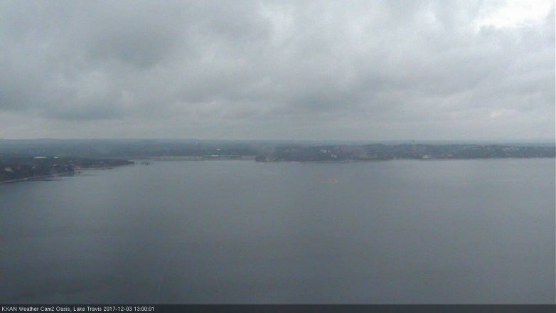 Lake Travis webcam, December 3, 2017 12:15 PM CT