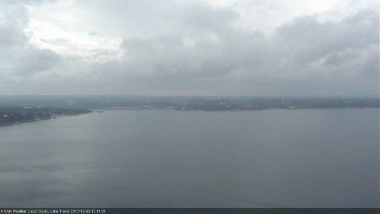 Lake Travis webcam, December 3, 2017 12:30 PM CT