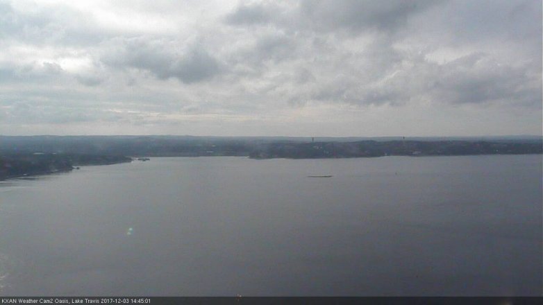 Lake Travis webcam, December 3, 2017 2:15 PM CT