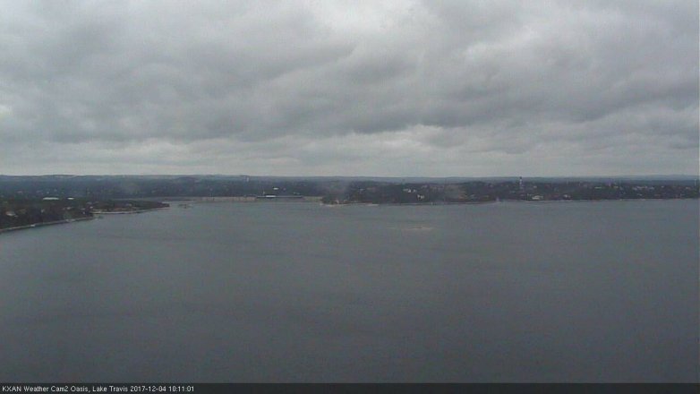 Lake Travis webcam, December 4, 2017 9:20 AM CT