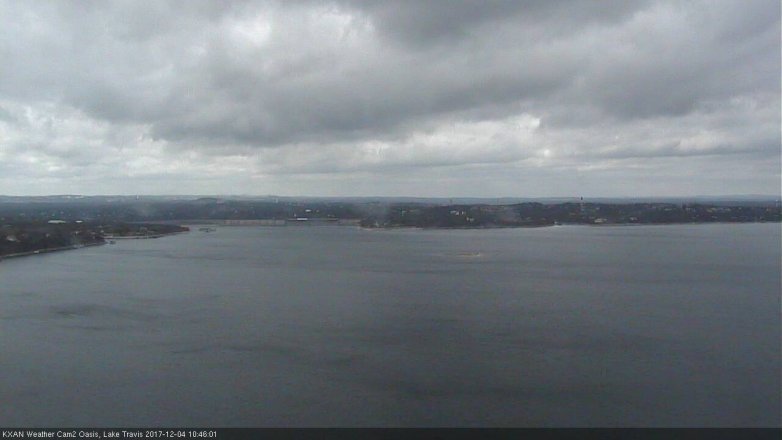 Lake Travis webcam, December 4, 2017 10:10 AM CT