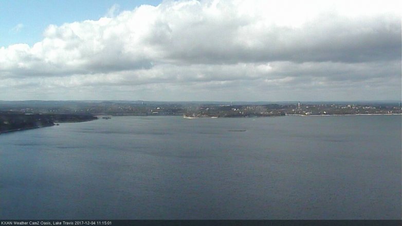 Lake Travis webcam, December 4, 2017 10:30 AM CT