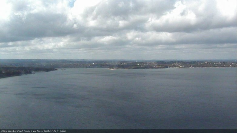 Lake Travis webcam, December 4, 2017 11:00 AM CT