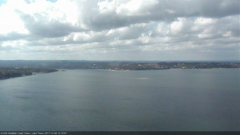 Lake Travis webcam, December 4, 2017 11:25 AM CT