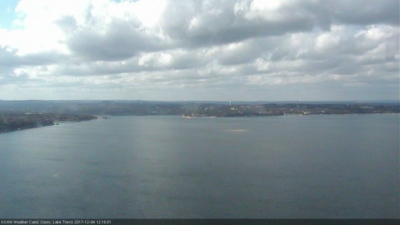 Lake Travis webcam, December 4, 2017 11:40 AM CT