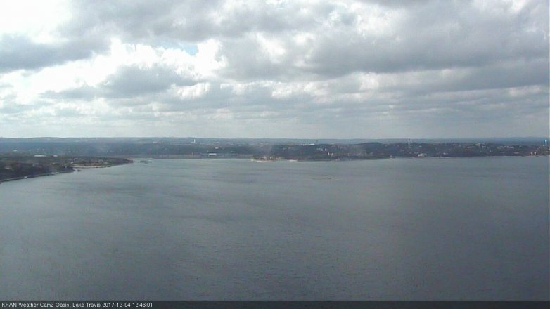 Lake Travis webcam, December 4, 2017 12:00 PM CT