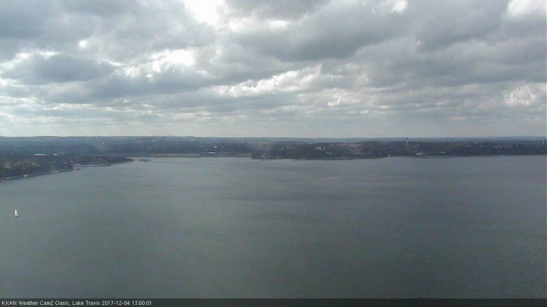 Lake Travis webcam, December 4, 2017 12:05 PM CT