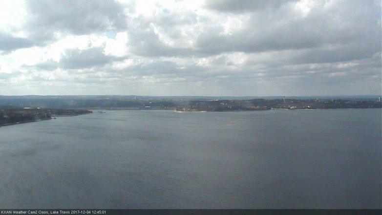 Lake Travis webcam, December 4, 2017 12:10 PM CT