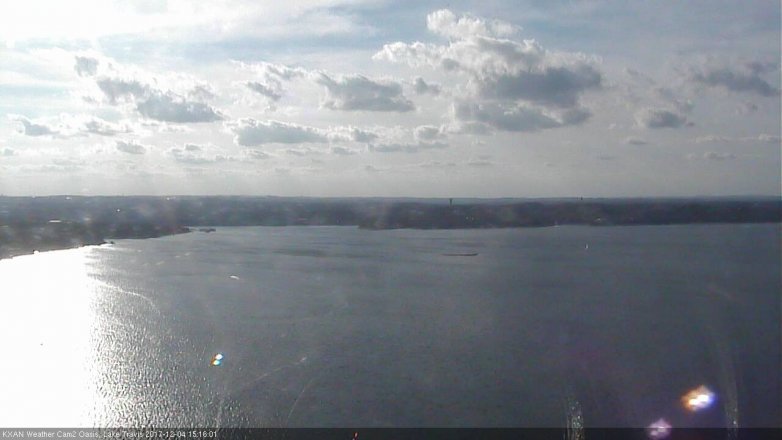 Lake Travis webcam, December 4, 2017 2:40 PM CT