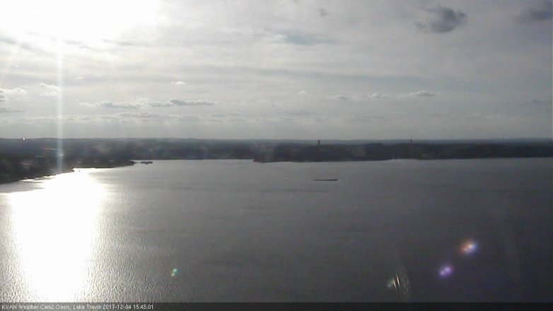 Lake Travis webcam, December 4, 2017 3:00 PM CT