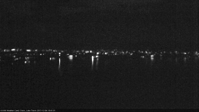 Lake Travis webcam, December 4, 2017 6:05 PM CT