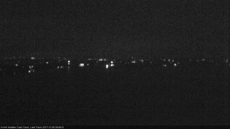Lake Travis webcam, December 4, 2017 12:00 AM CT