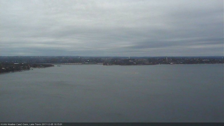 Lake Travis webcam, December 5, 2017 9:35 AM CT