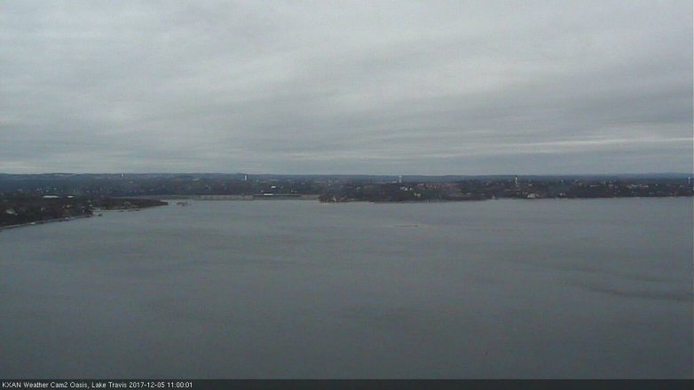 Lake Travis webcam, December 5, 2017 10:05 AM CT