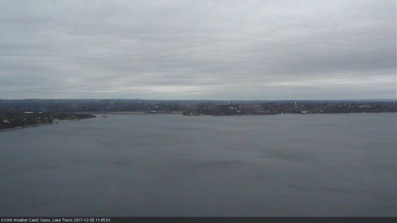 Lake Travis webcam, December 5, 2017 11:00 AM CT