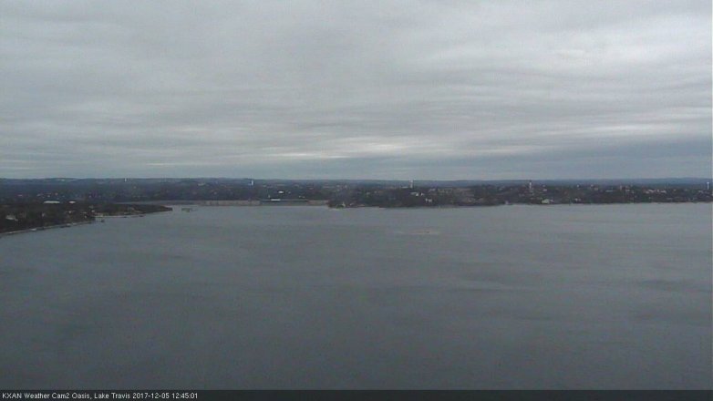 Lake Travis webcam, December 5, 2017 11:55 AM CT
