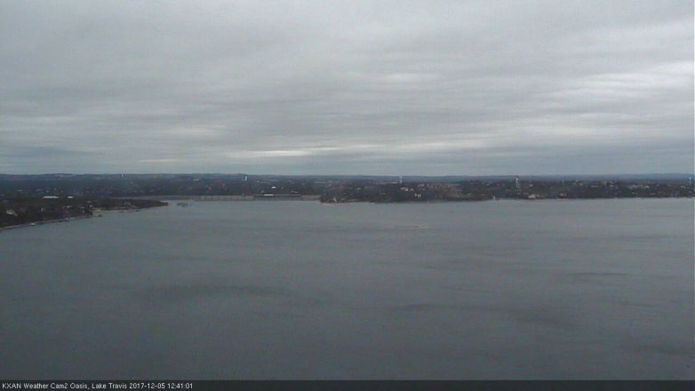Lake Travis webcam, December 5, 2017 12:10 PM CT