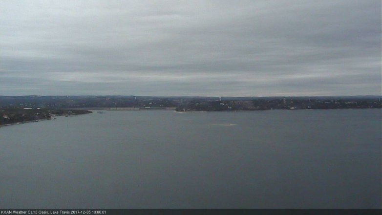 Lake Travis webcam, December 5, 2017 12:20 PM CT