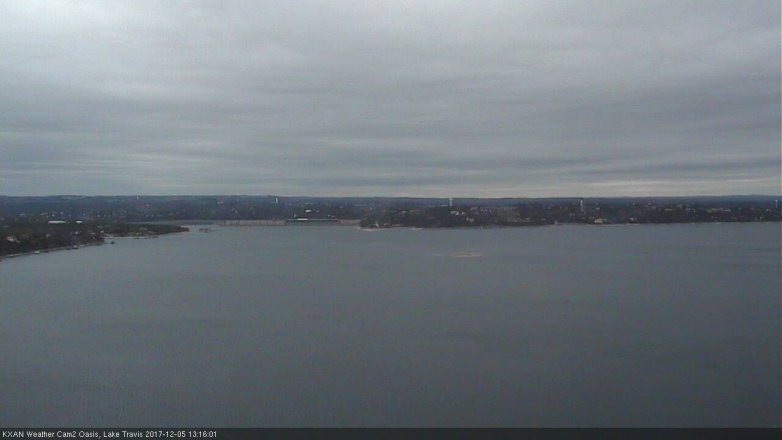 Lake Travis webcam, December 5, 2017 12:25 PM CT