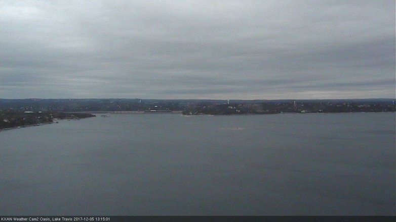 Lake Travis webcam, December 5, 2017 12:35 PM CT