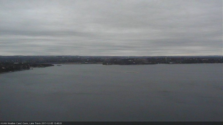 Lake Travis webcam, December 5, 2017 12:50 PM CT