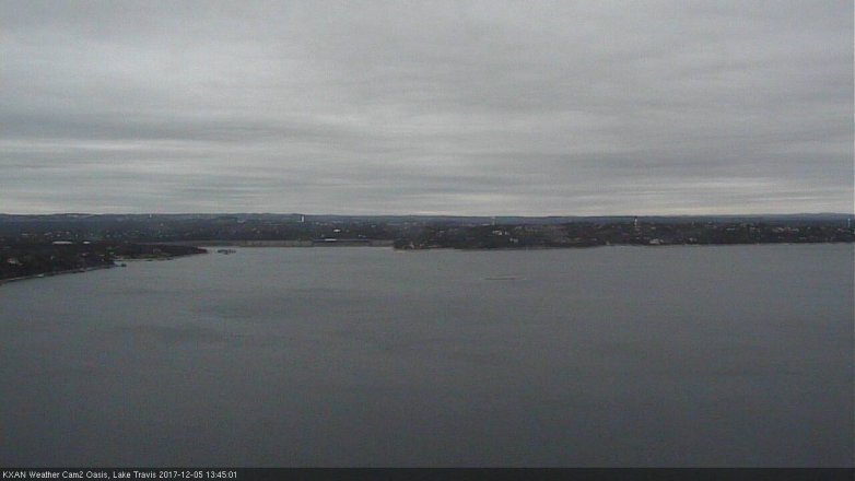 Lake Travis webcam, December 5, 2017 12:55 PM CT