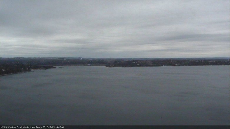 Lake Travis webcam, December 5, 2017 2:05 PM CT