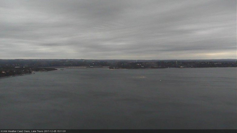 Lake Travis webcam, December 5, 2017 2:25 PM CT