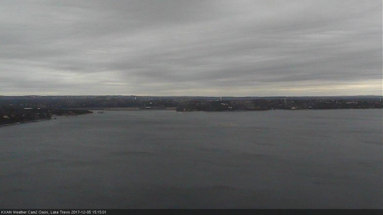 Lake Travis webcam, December 5, 2017 2:45 PM CT