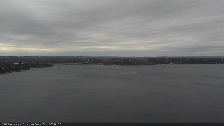 Lake Travis webcam, December 5, 2017 4:15 PM CT