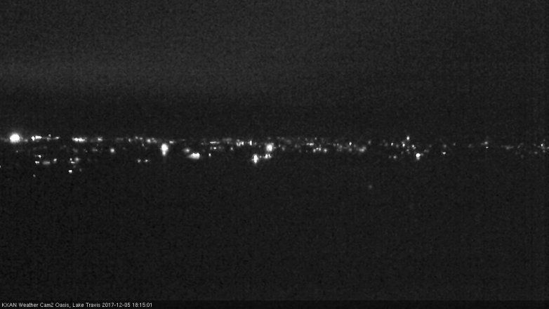 Lake Travis webcam, December 5, 2017 5:20 PM CT