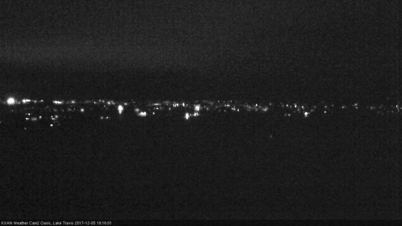 Lake Travis webcam, December 5, 2017 5:45 PM CT