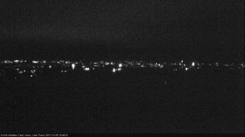 Lake Travis webcam, December 5, 2017 5:50 PM CT