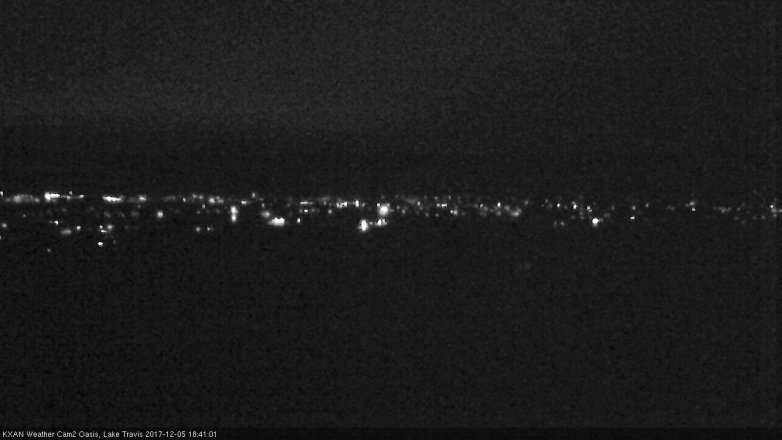 Lake Travis webcam, December 5, 2017 5:55 PM CT
