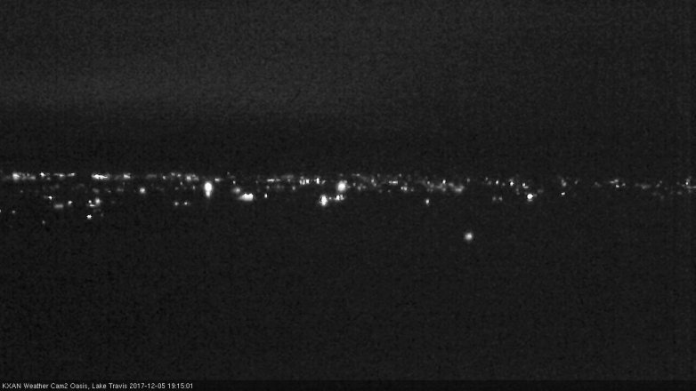 Lake Travis webcam, December 5, 2017 6:30 PM CT