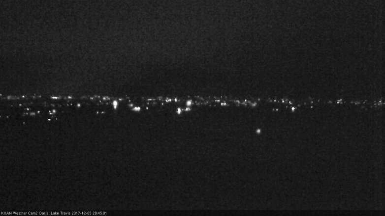 Lake Travis webcam, December 5, 2017 7:50 PM CT