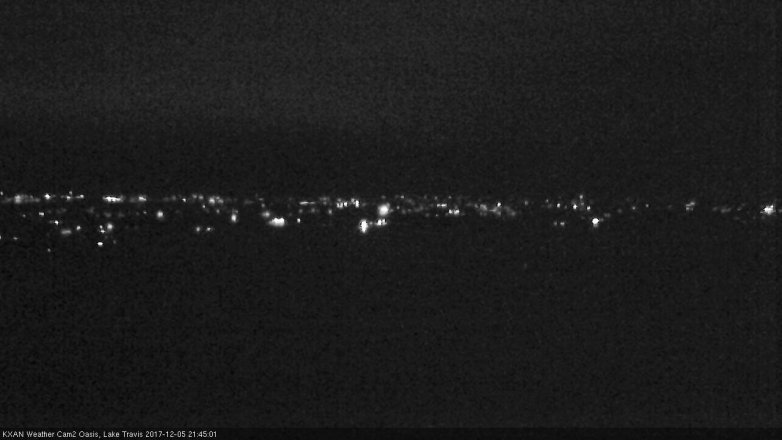 Lake Travis webcam, December 5, 2017 8:55 PM CT