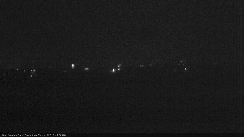 Lake Travis webcam, December 5, 2017 10:25 PM CT