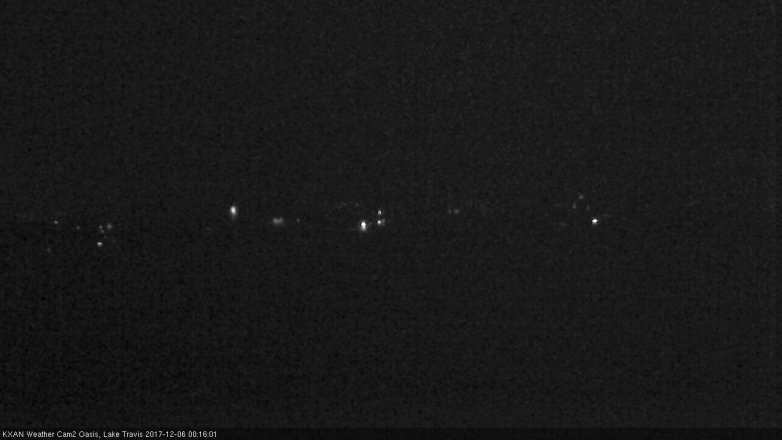 Lake Travis webcam, December 5, 2017 11:20 PM CT