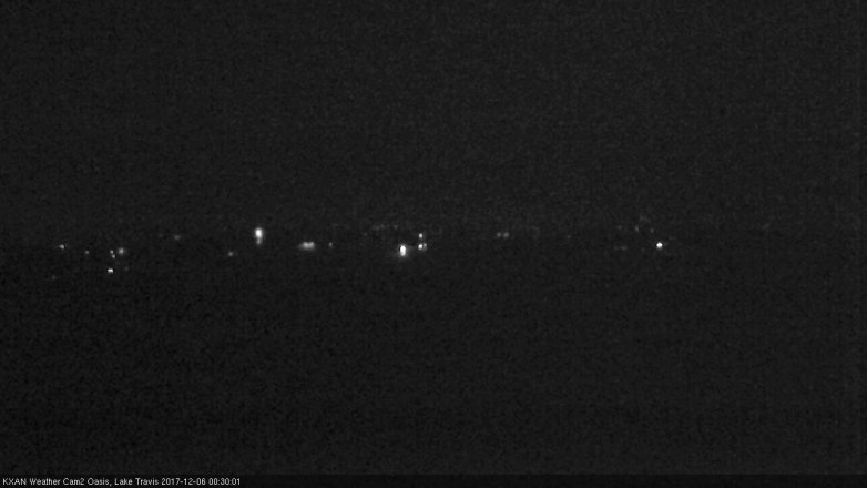 Lake Travis webcam, December 5, 2017 11:35 PM CT