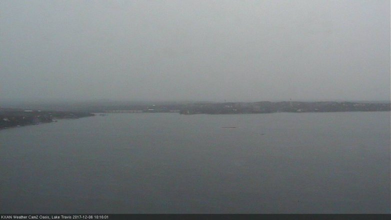 Lake Travis webcam, December 6, 2017 9:20 AM CT