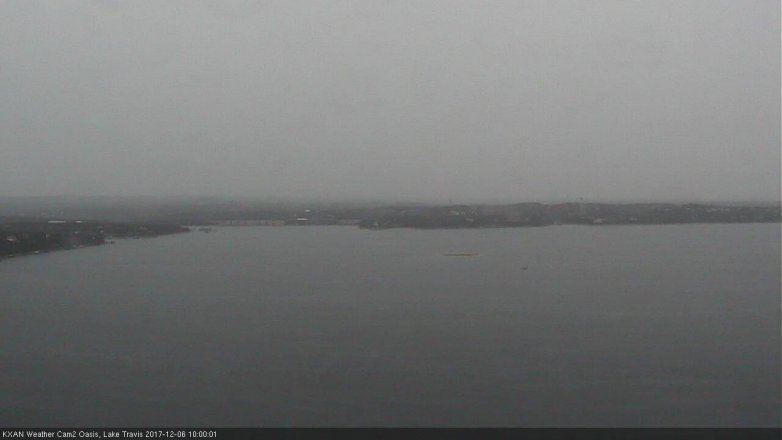 Lake Travis webcam, December 6, 2017 9:25 AM CT