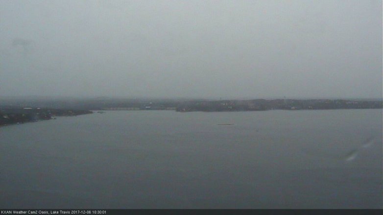 Lake Travis webcam, December 6, 2017 9:45 AM CT