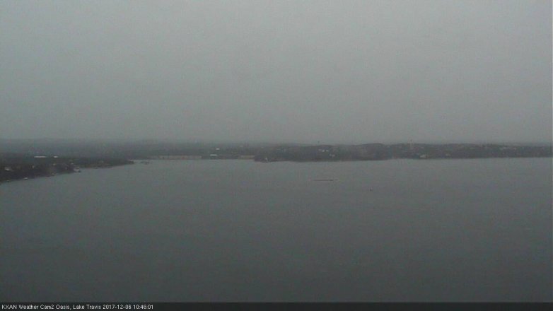 Lake Travis webcam, December 6, 2017 10:00 AM CT