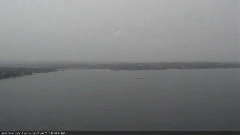 Lake Travis webcam, December 6, 2017 10:35 AM CT