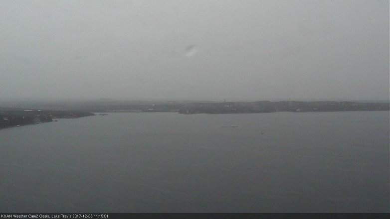 Lake Travis webcam, December 6, 2017 10:40 AM CT