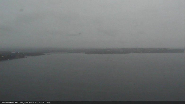 Lake Travis webcam, December 6, 2017 11:20 AM CT