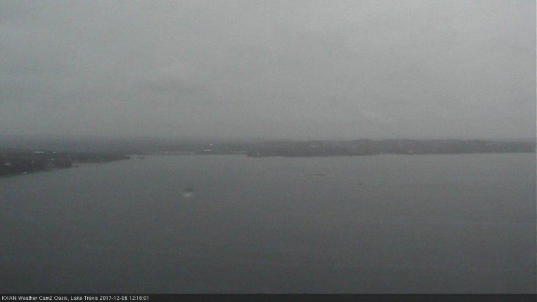 Lake Travis webcam, December 6, 2017 11:40 AM CT
