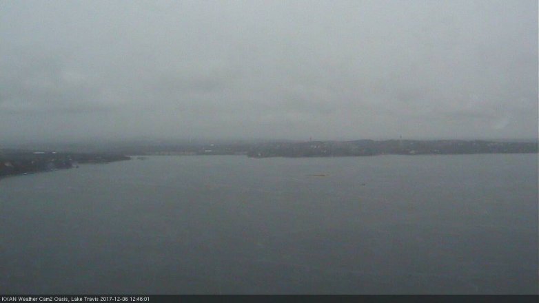 Lake Travis webcam, December 6, 2017 12:10 PM CT