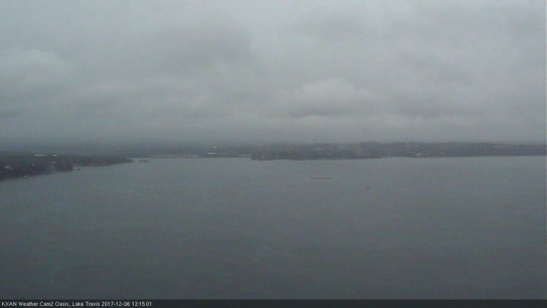 Lake Travis webcam, December 6, 2017 12:25 PM CT